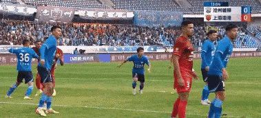 奥斯卡角球助攻武磊打入个人赛季第32球 海港1-0领先沧州